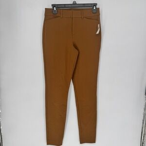 Old Navy High Rise Pixie Pants Womens 4 Caramel Brown Ankle Work Trousers New